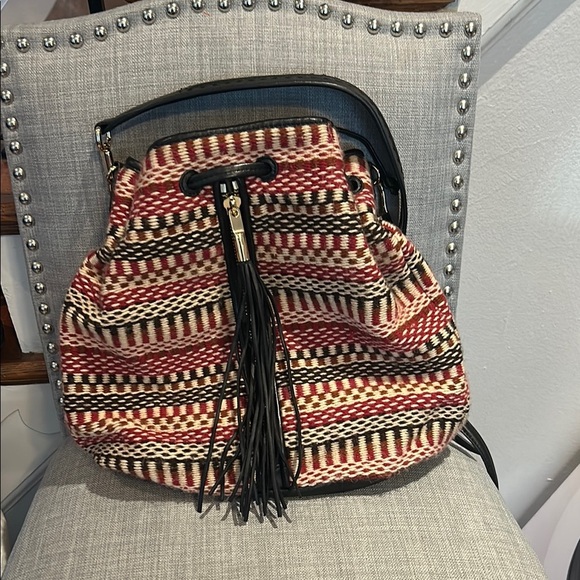 Elizabeth and James Cynnie Sling Backpack Stylish Red and  display picture 1